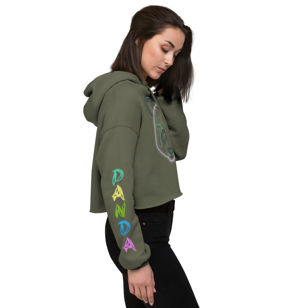 Panda Party Crop Hoodie - Mod Visions