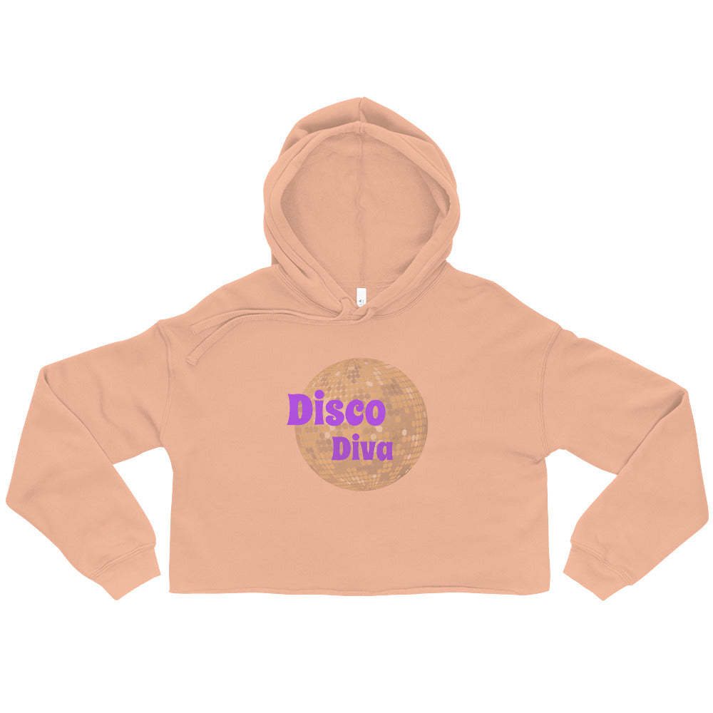 Disco Diva Crop Hoodie - Mod Visions