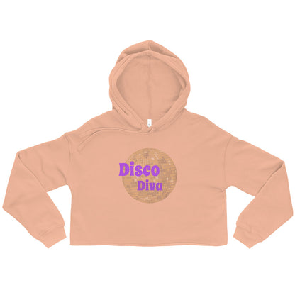 Disco Diva Crop Hoodie - Mod Visions