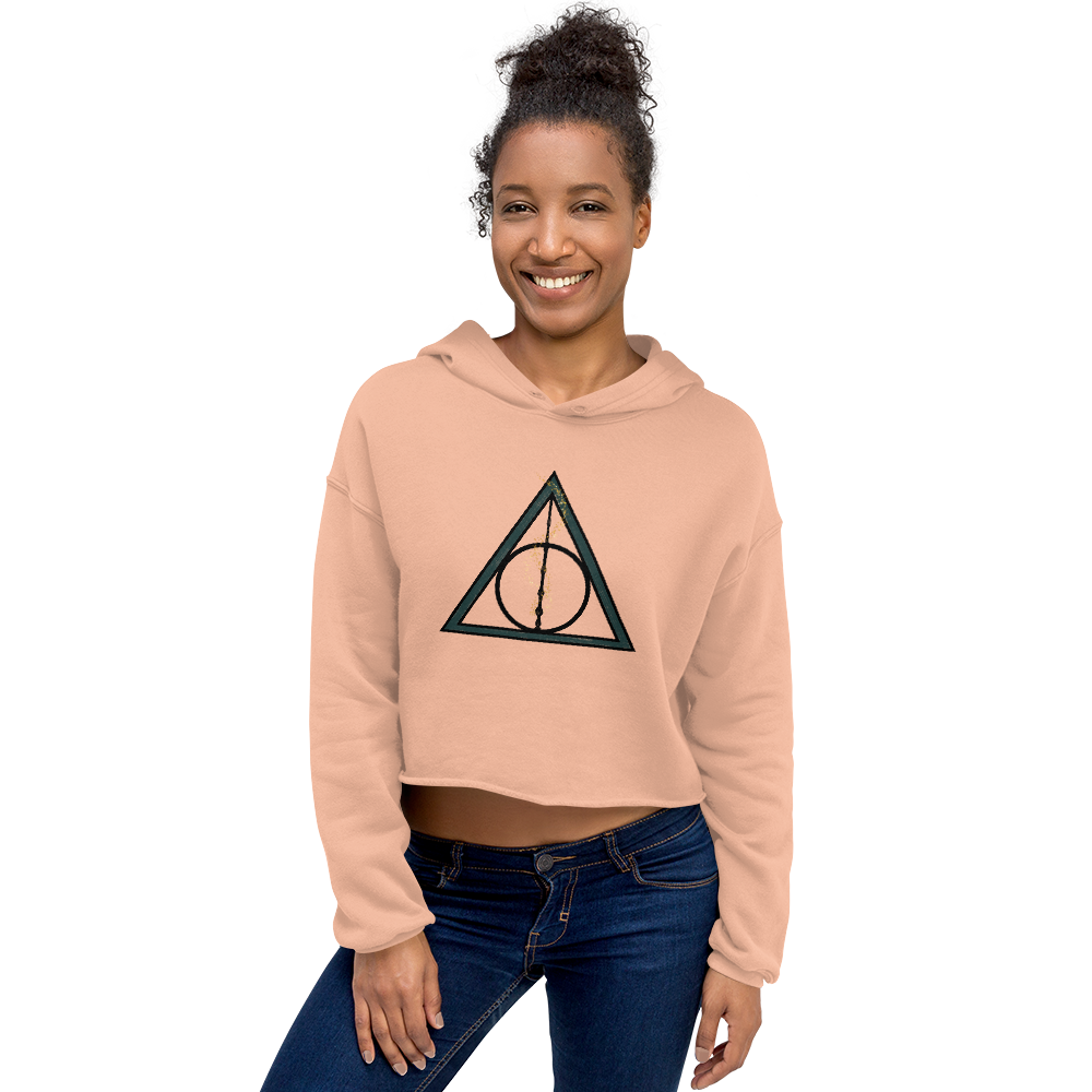 Deathly Hallows Crop Hoodie - Mod Visions