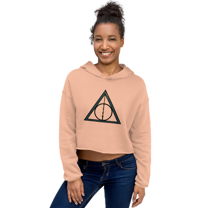 Deathly Hallows Crop Hoodie - Mod Visions