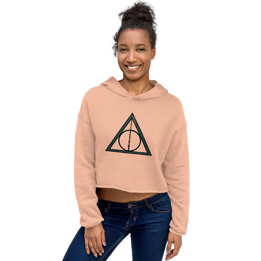 Deathly Hallows Crop Hoodie - Mod Visions