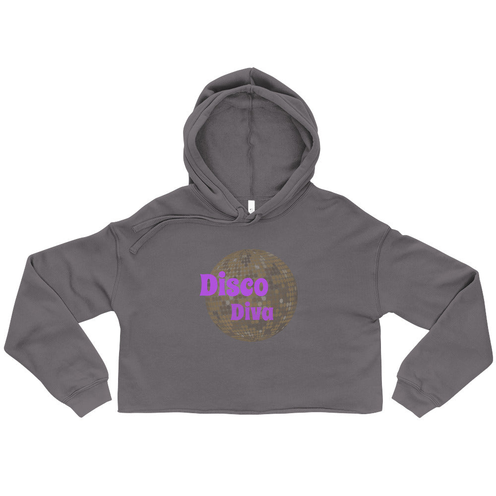 Disco Diva Crop Hoodie - Mod Visions