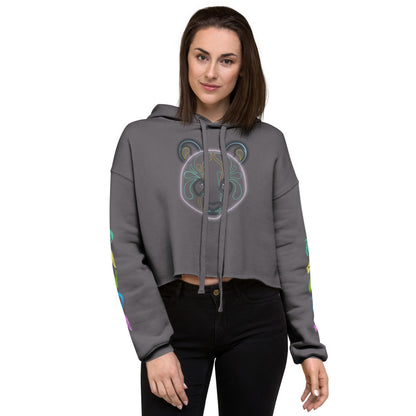 Panda Party Crop Hoodie - Mod Visions