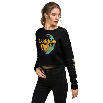 Goddess Vibes Crop Sweatshirt - Mod Visions