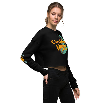 Goddess Vibes Crop Sweatshirt - Mod Visions