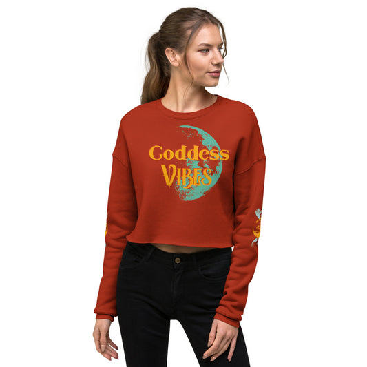 Goddess Vibes Crop Sweatshirt - Mod Visions