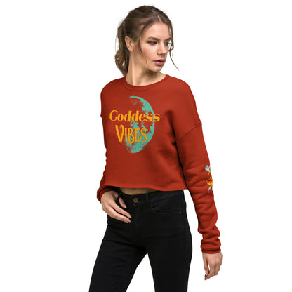Goddess Vibes Crop Sweatshirt - Mod Visions
