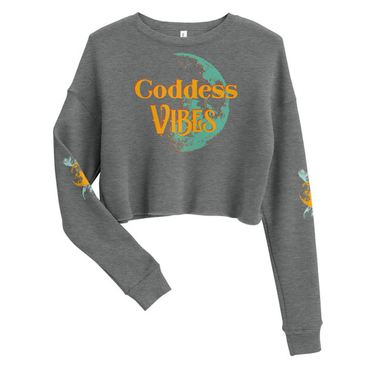Goddess Vibes Crop Sweatshirt - Mod Visions