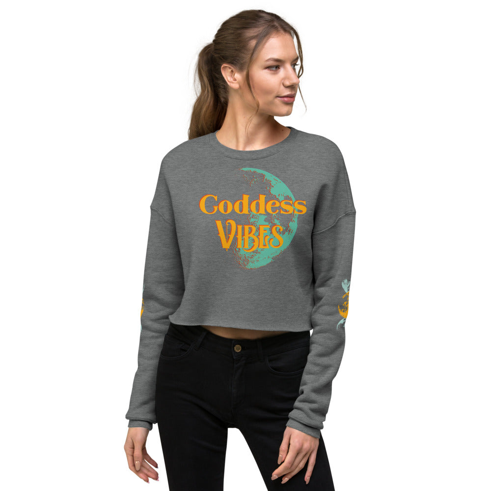 Goddess Vibes Crop Sweatshirt - Mod Visions