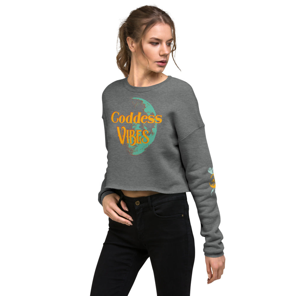 Goddess Vibes Crop Sweatshirt - Mod Visions