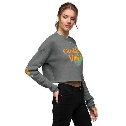 Goddess Vibes Crop Sweatshirt - Mod Visions