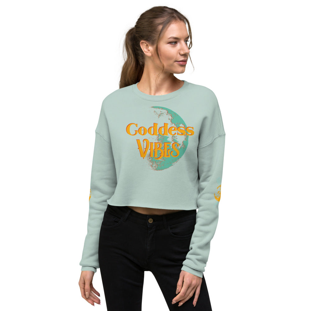 Goddess Vibes Crop Sweatshirt - Mod Visions