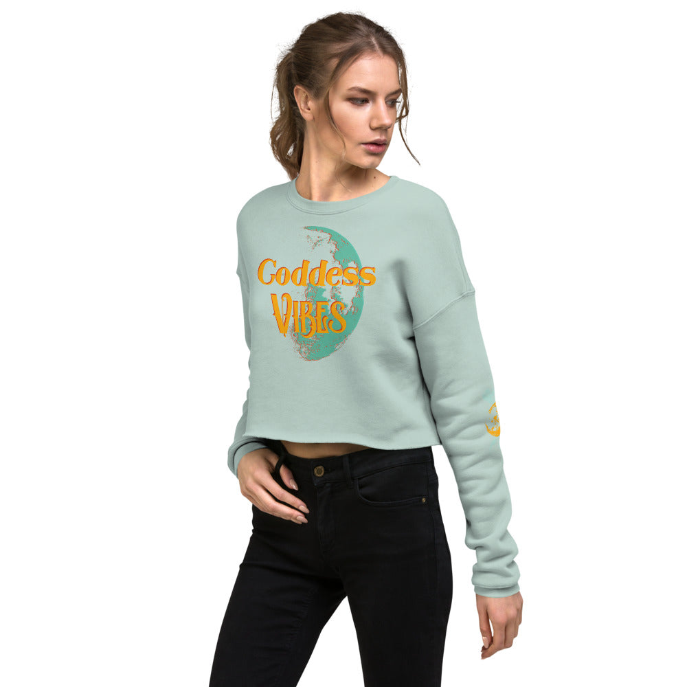 Goddess Vibes Crop Sweatshirt - Mod Visions