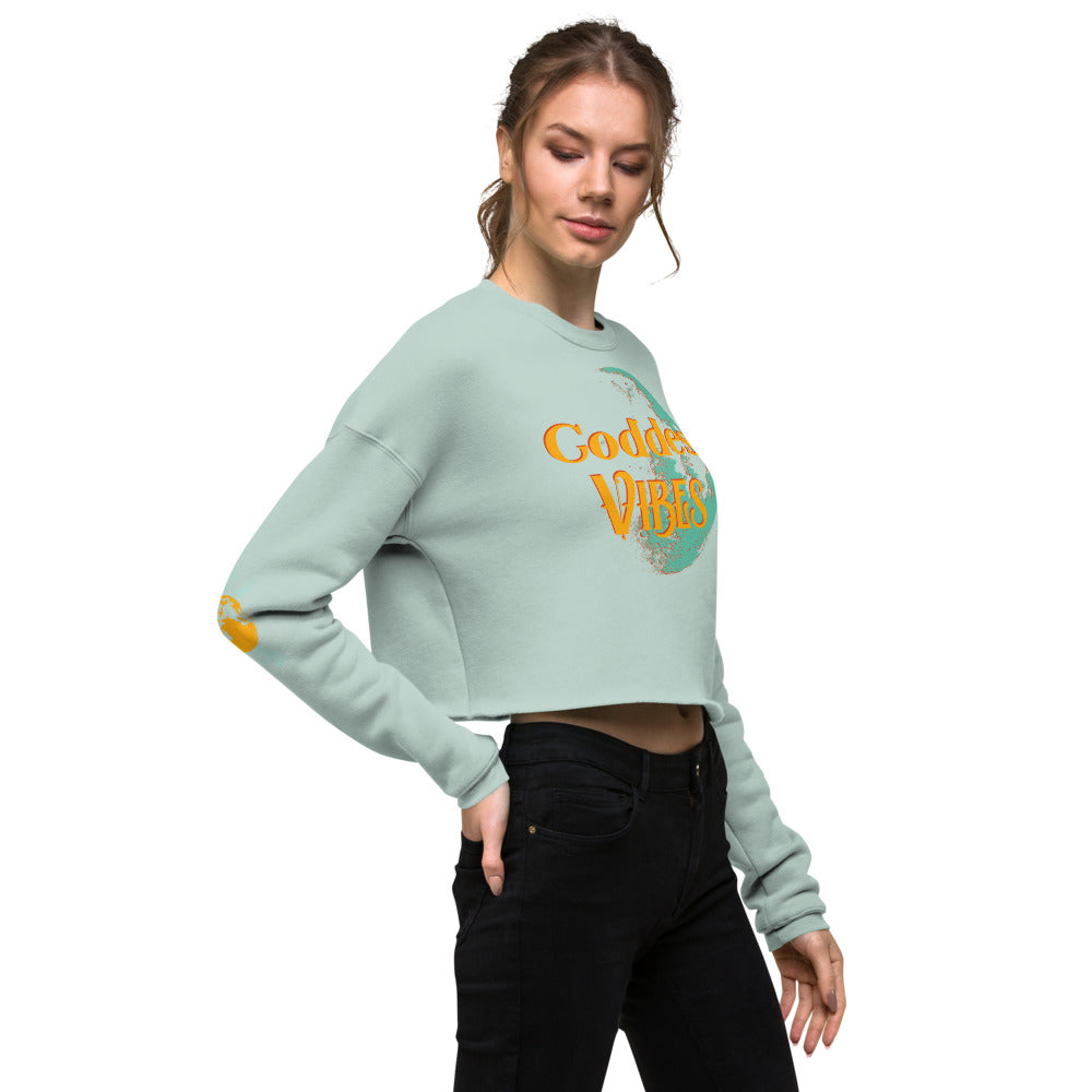 Goddess Vibes Crop Sweatshirt - Mod Visions