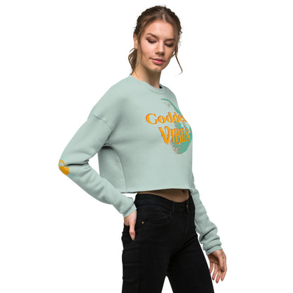Goddess Vibes Crop Sweatshirt - Mod Visions