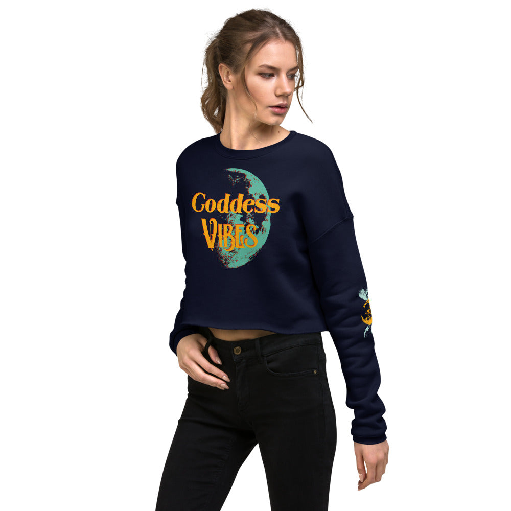 Goddess Vibes Crop Sweatshirt - Mod Visions