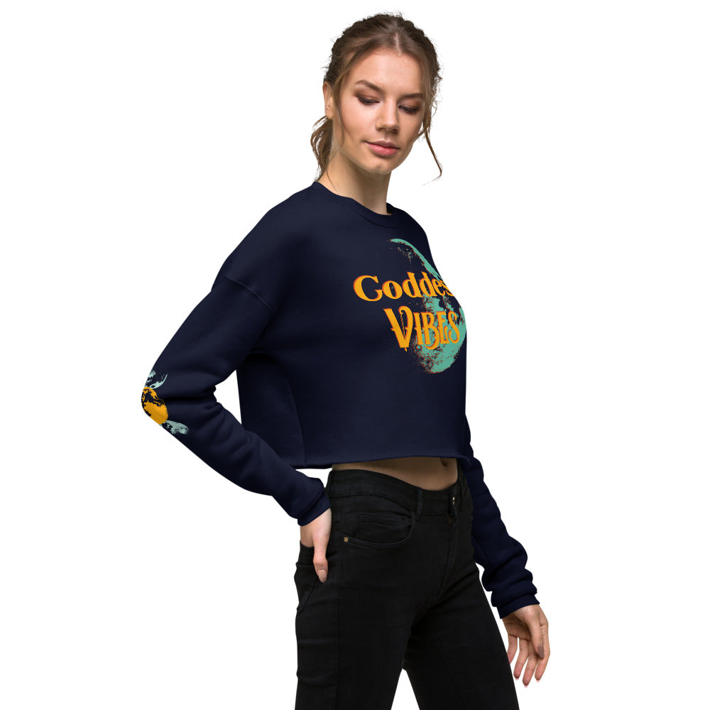 Goddess Vibes Crop Sweatshirt - Mod Visions
