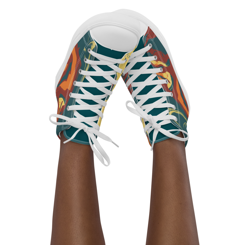 Clash Women’s High Top Canvas Shoes - Mod Visions