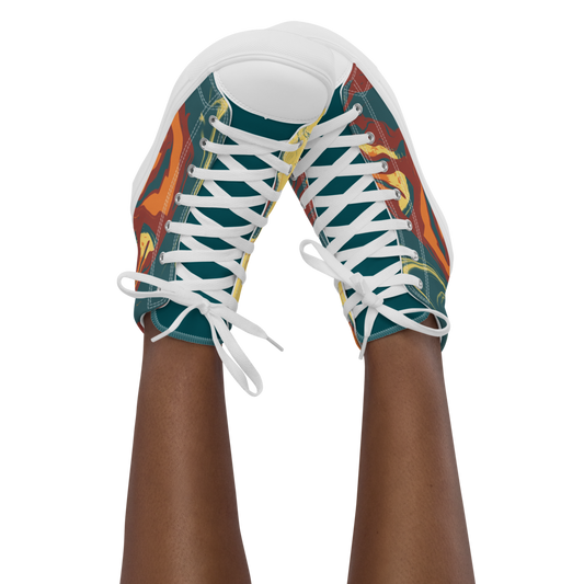 Clash Women’s High Top Canvas Shoes - Mod Visions