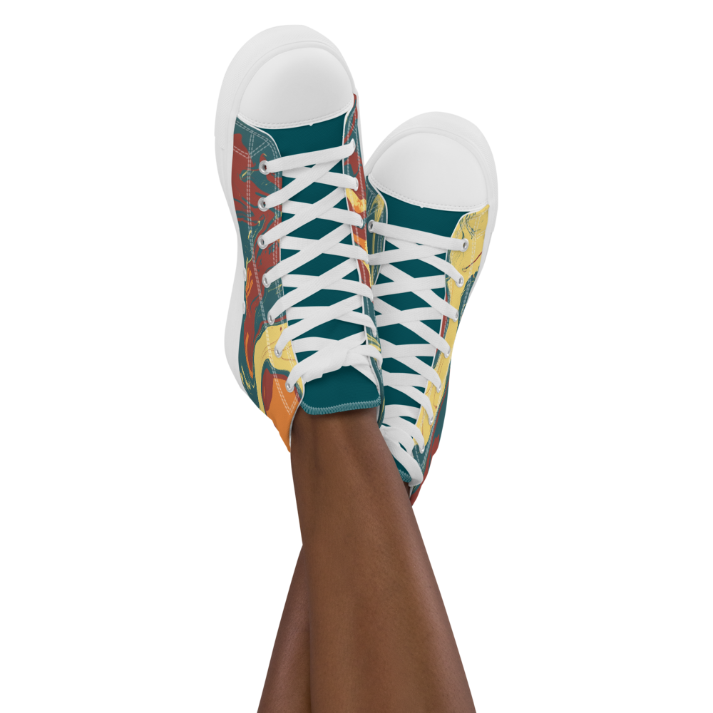 Clash Women’s High Top Canvas Shoes - Mod Visions