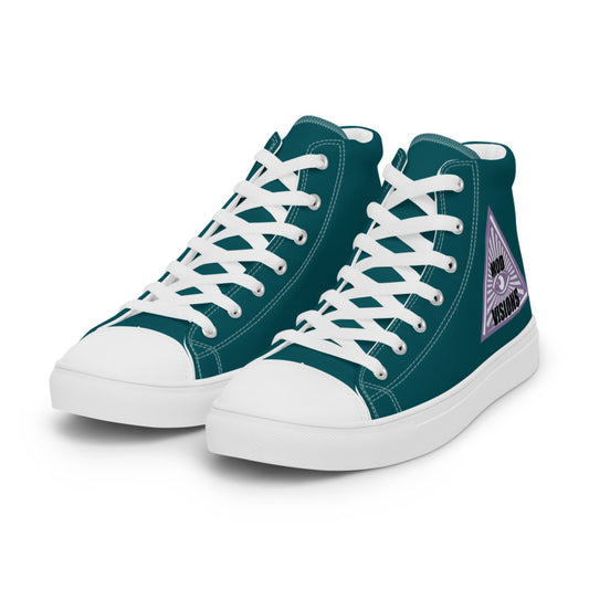 Women’s High Top Vision Canvas Shoes - Mod Visions
