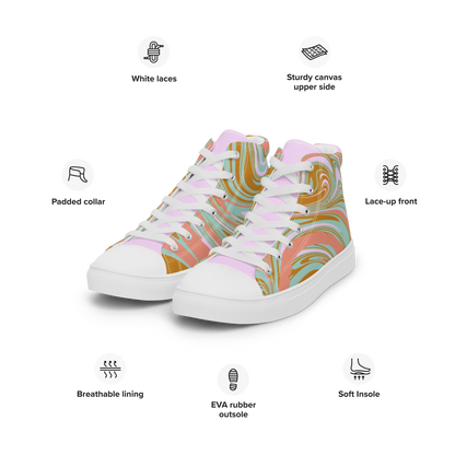 Vibe High Top Canvas Shoes