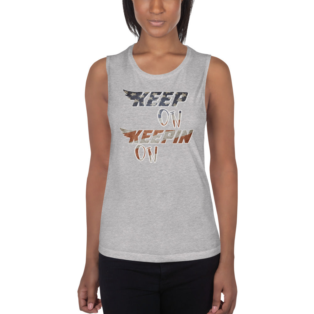 Keep On Keepin On Muscle Tank - Mod Visions