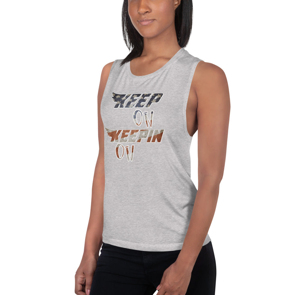 Keep On Keepin On Muscle Tank - Mod Visions