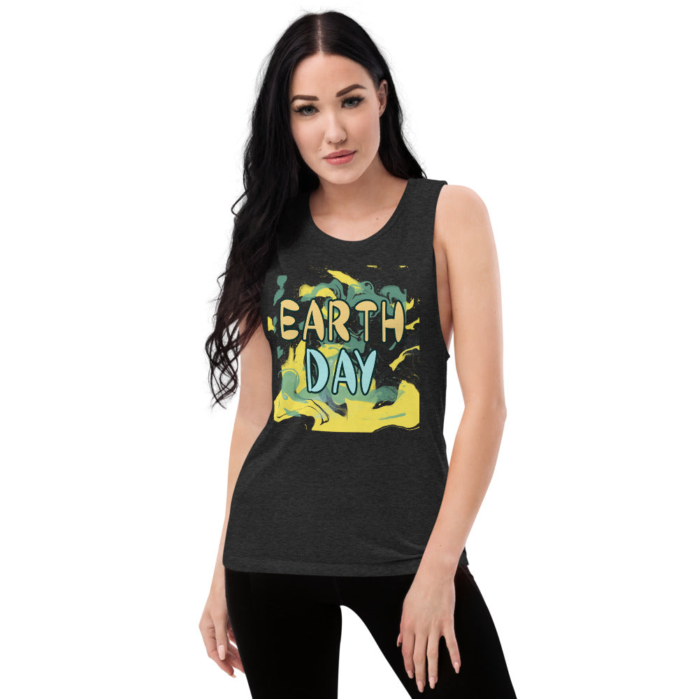 Earth Day Muscle Tank - Mod Visions
