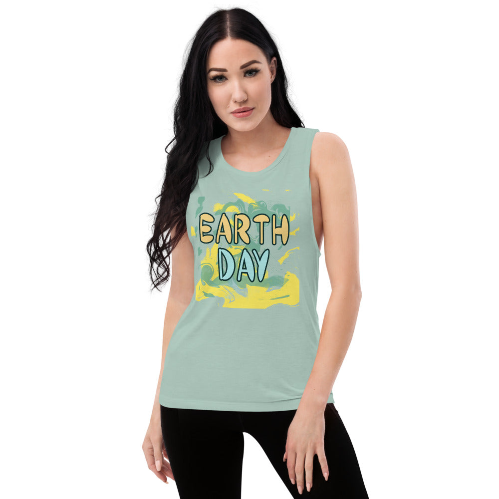 Earth Day Muscle Tank - Mod Visions