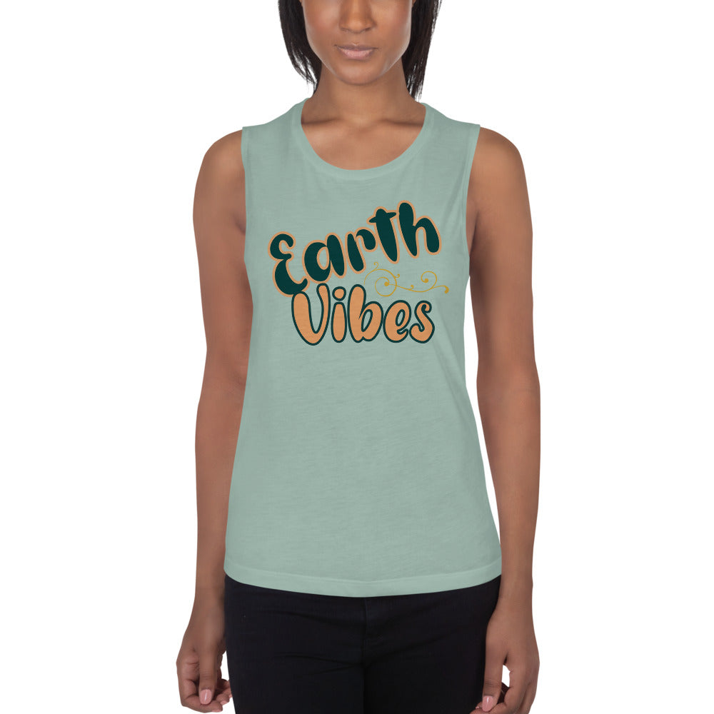 Earth Vibes Muscle Tank - Mod Visions
