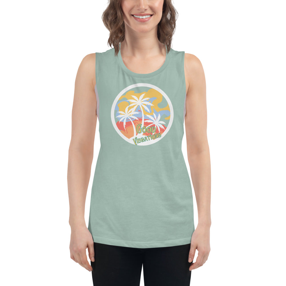 Good Vibrations Muscle Tank - Mod Visions