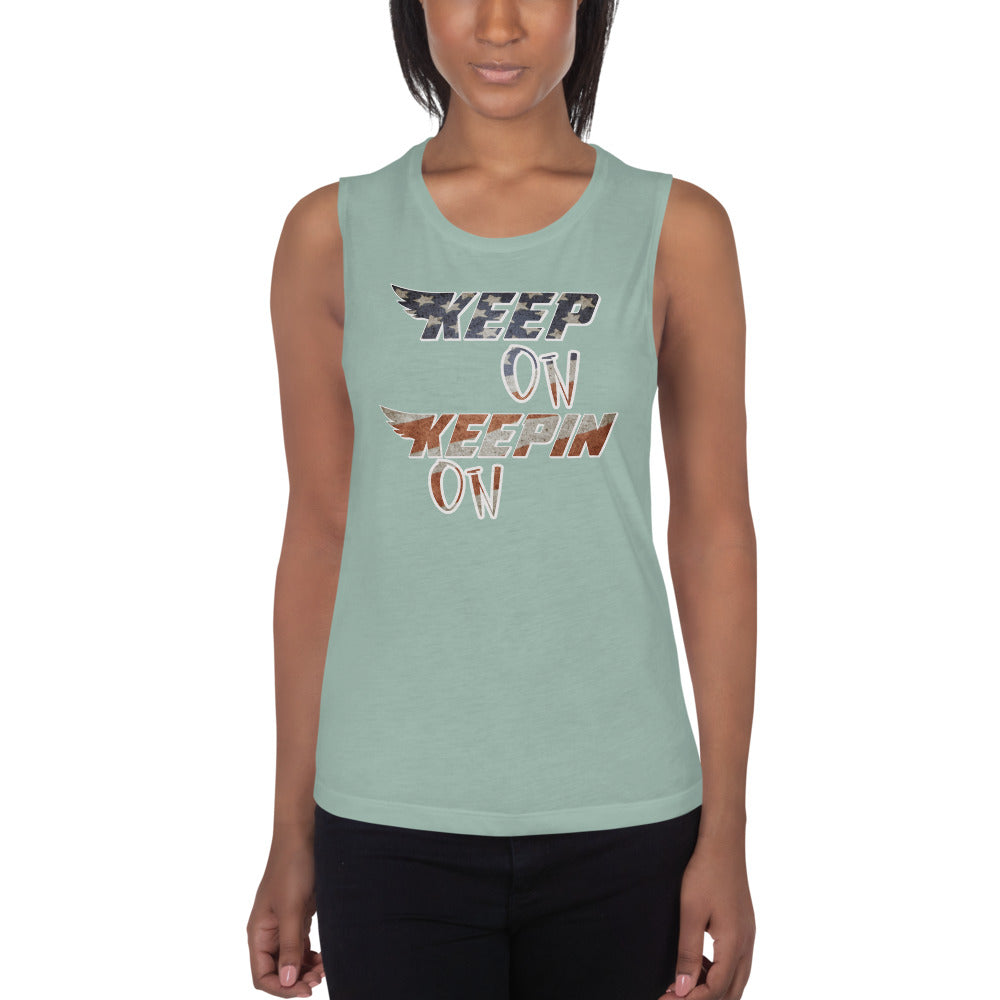 Keep On Keepin On Muscle Tank - Mod Visions