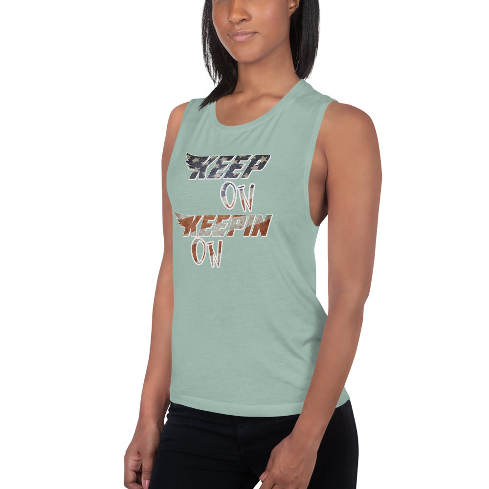 Keep On Keepin On Muscle Tank - Mod Visions