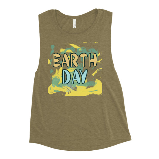 Earth Day Muscle Tank - Mod Visions