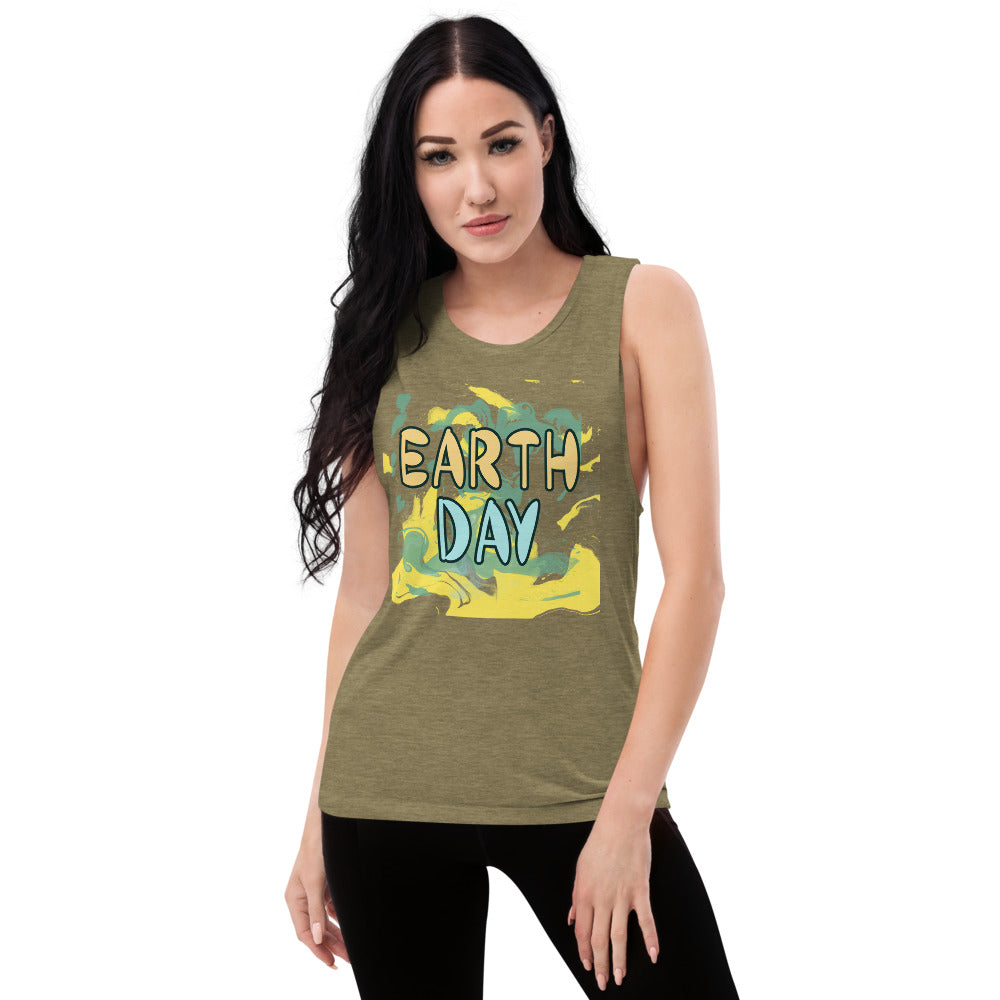 Earth Day Muscle Tank - Mod Visions