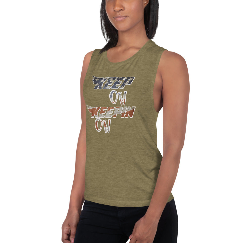 Keep On Keepin On Muscle Tank - Mod Visions