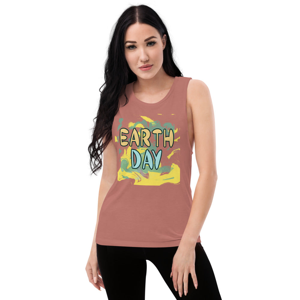 Earth Day Muscle Tank - Mod Visions