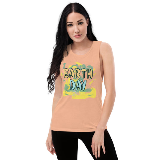 Earth Day Muscle Tank - Mod Visions