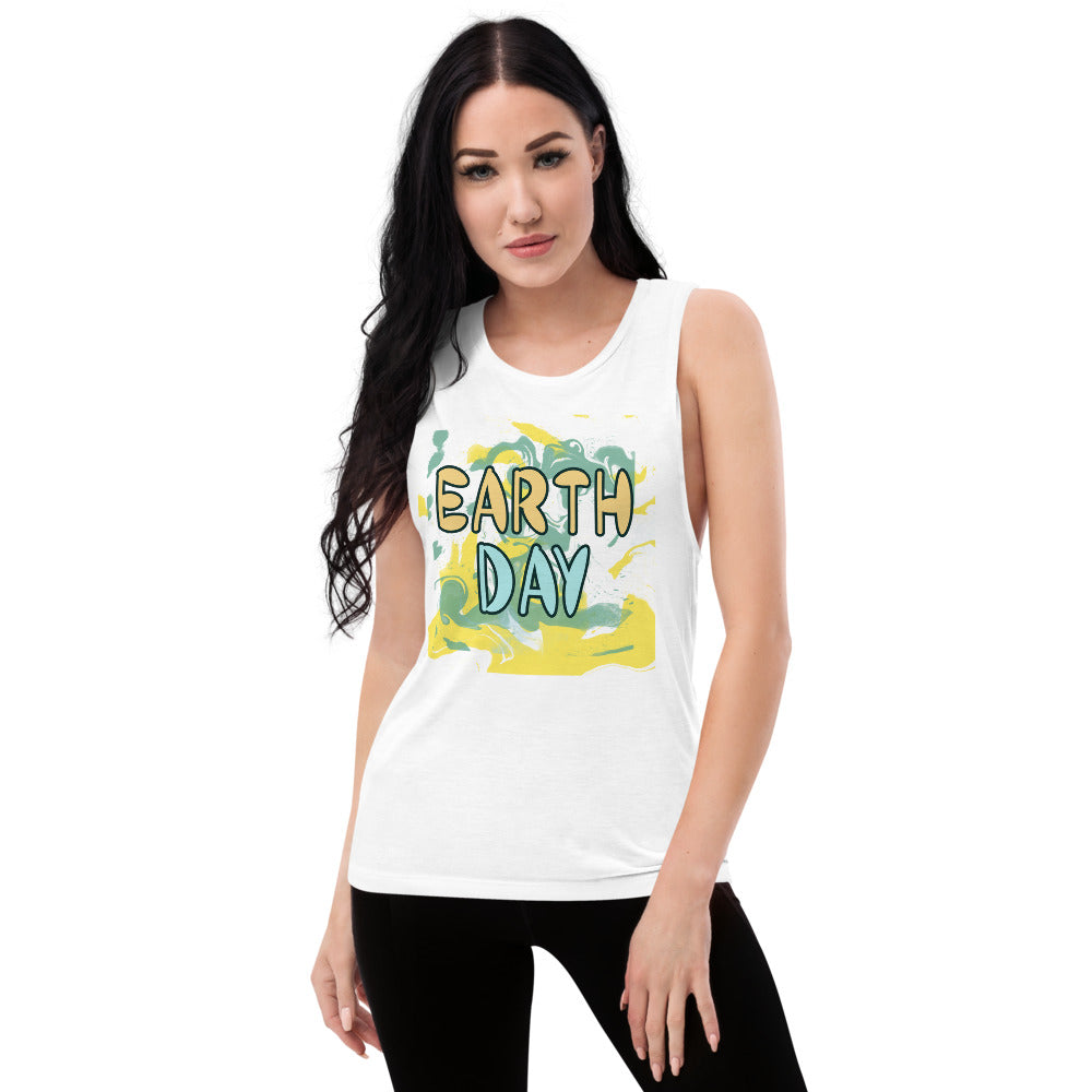 Earth Day Muscle Tank - Mod Visions