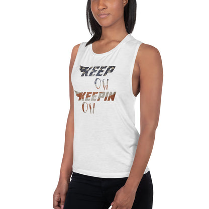 Keep On Keepin On Muscle Tank - Mod Visions