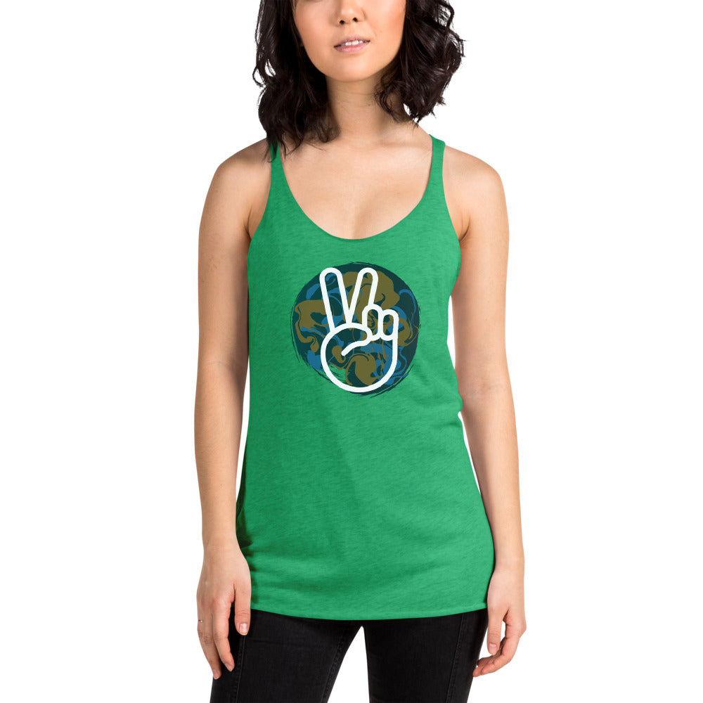 World Peace Racerback Tank - Mod Visions