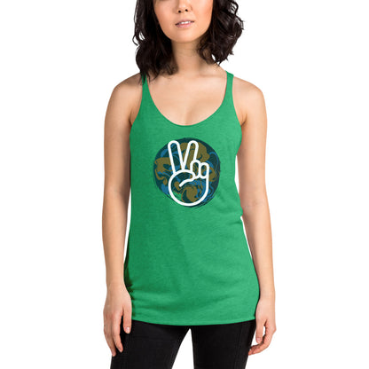 World Peace Racerback Tank - Mod Visions