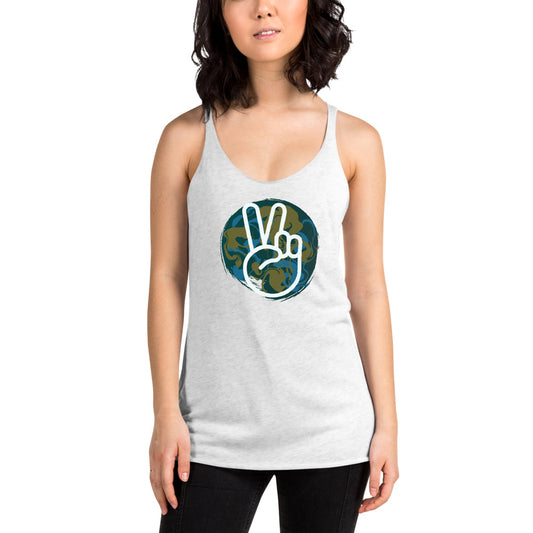 World Peace Racerback Tank - Mod Visions