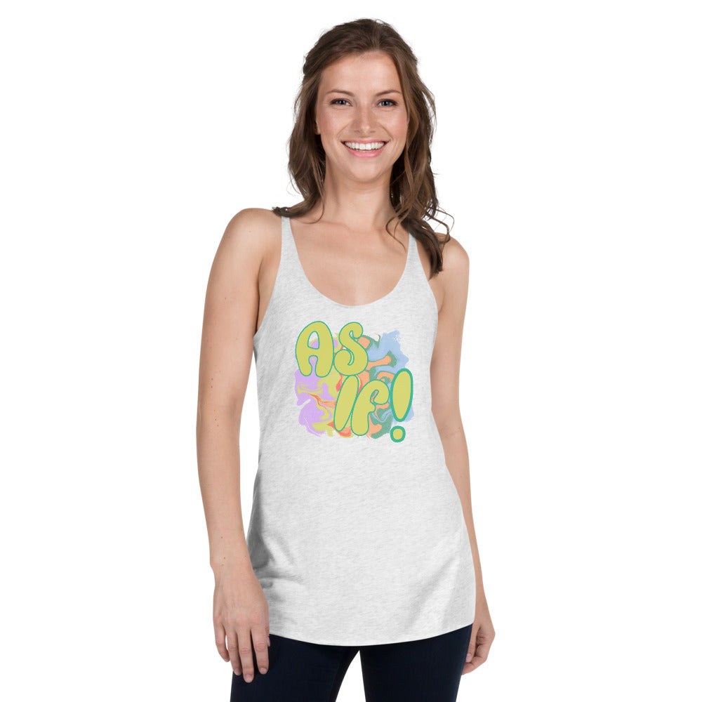As If Racerback Tank - Mod Visions