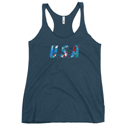 U.S.A Hippie Racerback Tank - Mod Visions