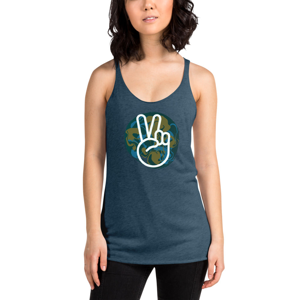 World Peace Racerback Tank - Mod Visions
