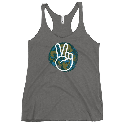 World Peace Racerback Tank - Mod Visions