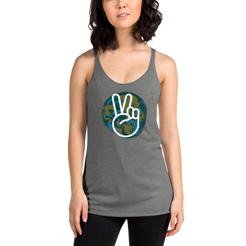 World Peace Racerback Tank - Mod Visions